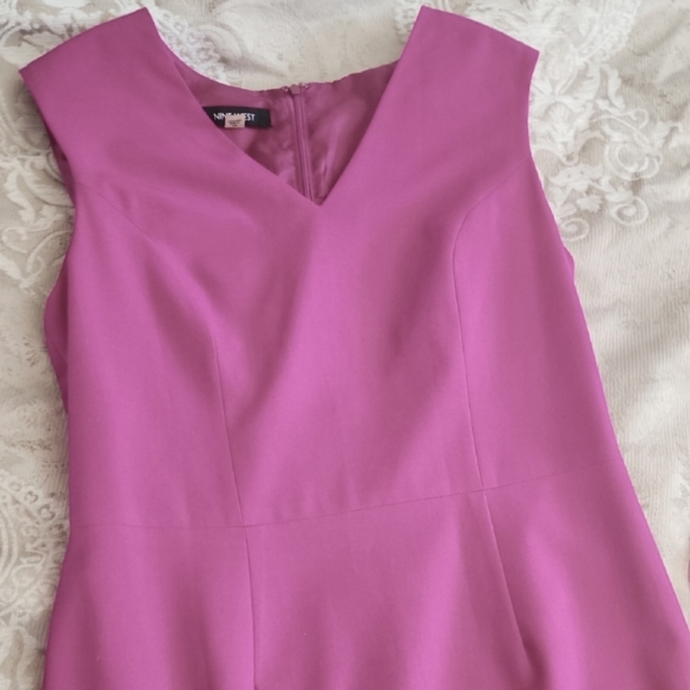 NINE WEST | Ruffled Hem Sheath Dress - Picture 3 of 6